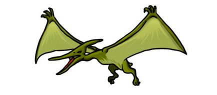 Dinozaurii trag pteranodona