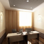 Office belsőépítészeti modern stílusban, belső lakberendezés