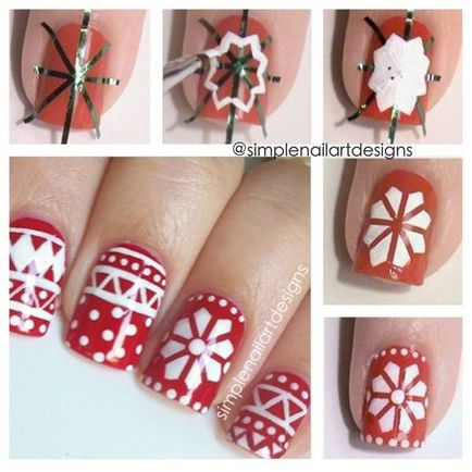Дизайн нігтів з сніжинками кращі ідеї з фото-прикладами