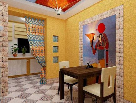 Egyiptomi stílusú lakberendezés - Photo Interior Design (tervezési) Egyiptomi stílusú lakberendezés - Photo Interior Design