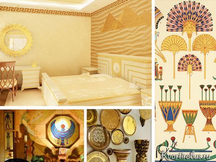 Stil egiptean în interior (12 poze)