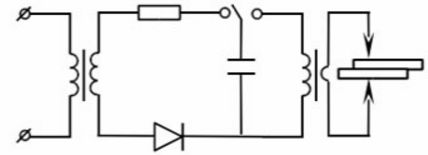 Schema electrică a dispozitivului de sudură - invenții