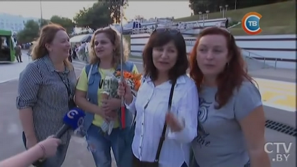 Ez a mi álom, mi álom annyira ide, hogy a vendégek a megnyitón a fesztivál „szláv Bazaar” (álom) Ez a mi álom, mi álom annyira ide, hogy a vendégek a megnyitón a fesztivál „szláv Bazaar”