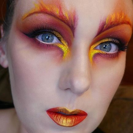 Acest artist de make-up își transformă fața în capodopere de pictura, umkra