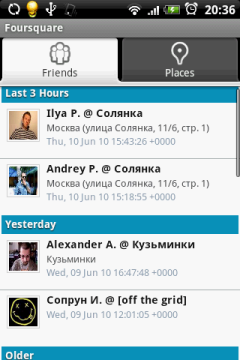 Foursquare мітимо кути рідного міста