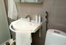 Duș igienic în toaleta vasului de udare cu termostat, instalare mixer de instalare ascunsă și bidet și