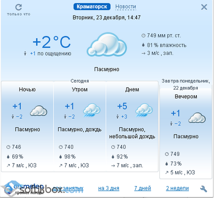 Gismeteo - завантажити безкоштовно, завантажити gismeteo (Гісметео) російською мовою