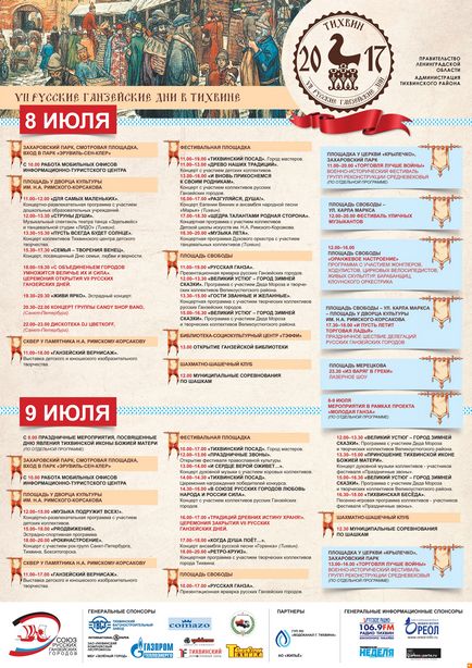 Tikhvin megfelel vii orosz Hanza Napok, információs portál parancsnok (város) Tikhvin megfelel vii orosz Hanza Napok, információs portál parancsnok