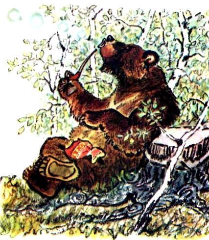 Як ведмідь трубку знайшов (казка Сергія Михалкова) казка