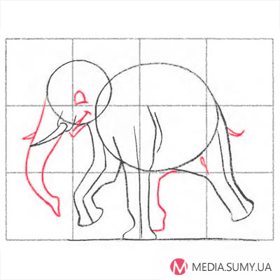 Cum de a desena un pasionat de elefant cu desene animate