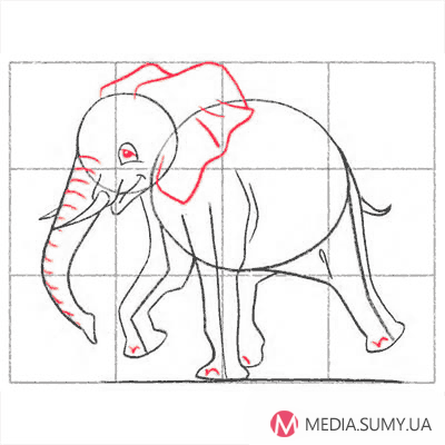 Cum de a desena un pasionat de elefant cu desene animate