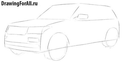 Hogyan kell felhívni a Range Rover (Range Rover rajz lecke) Hogyan kell felhívni a Range Rover