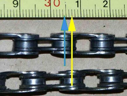 Cum să determinați uzura lanțului de biciclete și a stelelor, unitatea de biciclete