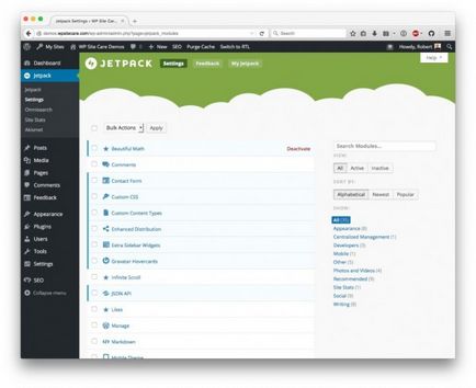 Cum de a dezactiva modulele jetpack la nivelul pro, totul despre wordpress
