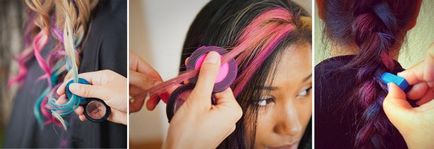 Cum să folosiți creta pentru păr la domiciliu