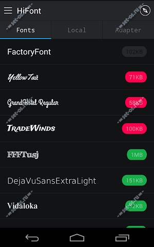Cum de a schimba fontul pe Android, cum se configurează