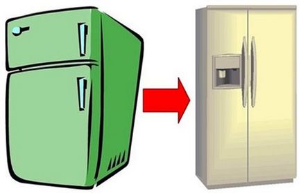 Cum să treci frigiderul vechi într-unul nou în variantele El Dorado sau variantele mvideo ale schimbului