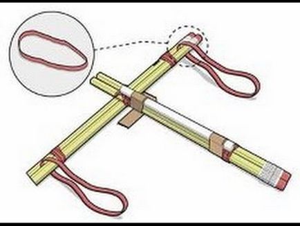 Cum sa faci o arbaleta din benzile de cauciuc