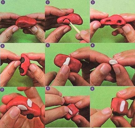 Як зліпити машинку з пластиліну або глини - робимо своїми руками