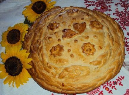 Loaf egy esküvő - a recept egy fotó hagyományos péksütemény