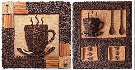 Imagini din boabe de cafea