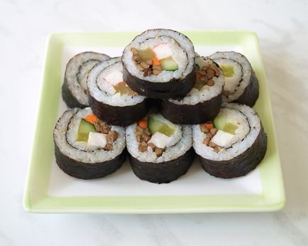 Kimbap - tekercs koreai