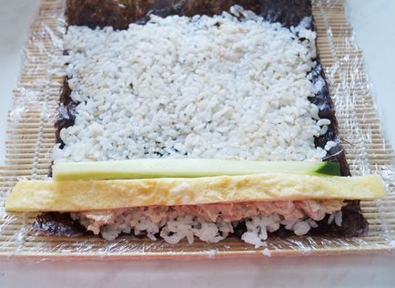 Kimbap - tekercs koreai