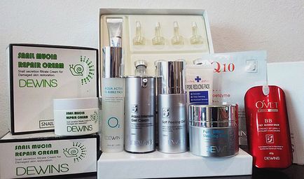 Cosmetica coreeană în Phuket - dewins, skinion, crema de stradă, grăsime Emu, ghid pentru