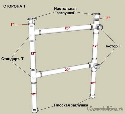 Гарний і недорогий стіл з пвх труб