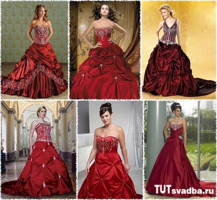 Red esküvői ruha kép - esküvői portált Wedding (fotó) Red menyasszonyi ruha - esküvő portált