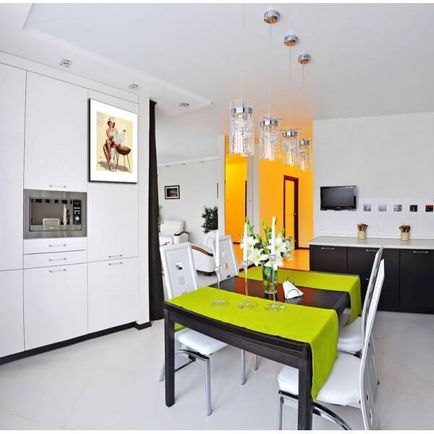 Bucătărie în stilul minimalismului