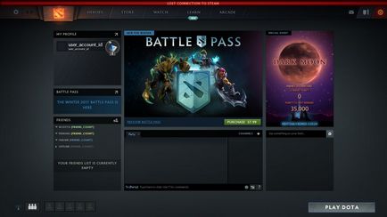 Lost connection to steam dota 2