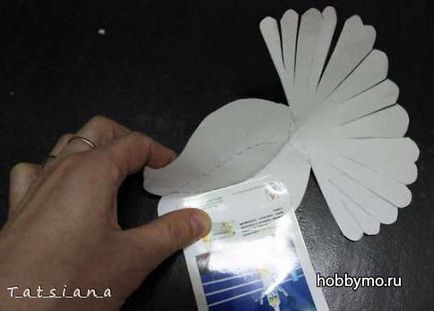 Mesterkurzus békegalamb papír - Sea hobby