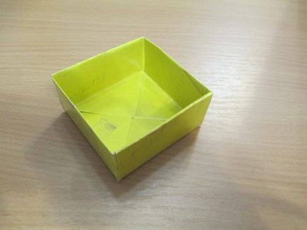 Майстер-клас «коробочка для подарунків, ігр та дрібниць в техніці« орігамі »