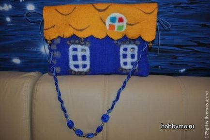 Майстер-клас сумка-клатч будиночок з вовни - море хобі