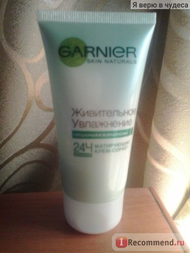 Mattító krém sorbet Garnier frissítő nedvesítő vegyes zsíros bőrre - „parancsot - (Garnier) Mattító krém sorbet Garnier frissítő hidratálás a kombinált és zsíros bőrre - „Team -