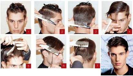 Модні чоловічі стрижки на середні волосся майстер-клас з фото