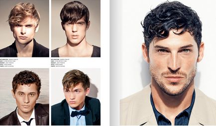Tunsorile masculine la modă pentru clasa de păr mediu cu fotografie
