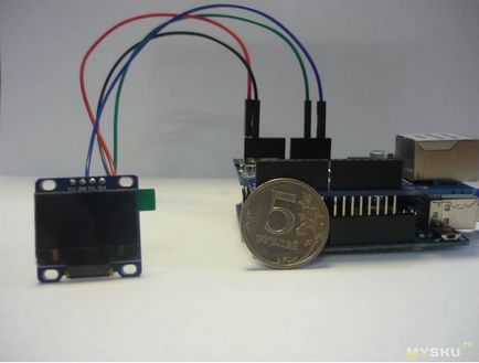 Ecran grafic monocrom pentru arduino