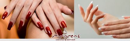 Extensii pentru unghii de gel - indicatoare (viticultor), salon marseille