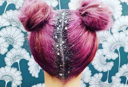 Новий тренд glitter roots блискітки на коренях волосся, онлайн журнал про волосся just hair