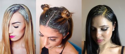 Новий тренд glitter roots блискітки на коренях волосся, онлайн журнал про волосся just hair