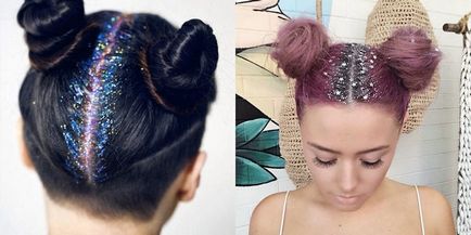 Az új trend flitterek csillogó gyökerei a hajhagymákat, egy online magazin a haját csak haj