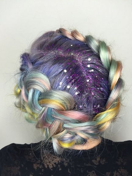 Az új trend flitterek csillogó gyökerei a hajhagymákat, egy online magazin a haját csak haj