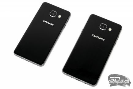 Revizuirea smartphone-urilor samsung galaxy a3 și a5 (2016) două din sicriul sud-coreean