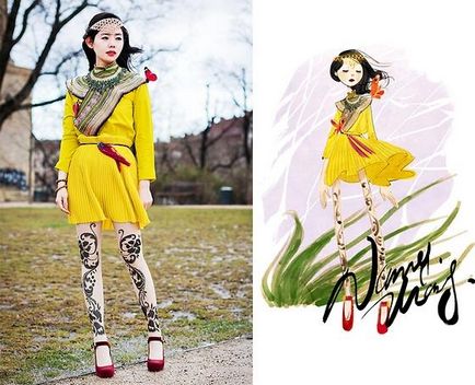 Чарівні малюнки ненсі чжан або дівчина, яка перетворює моду в мистецтво - ярмарок