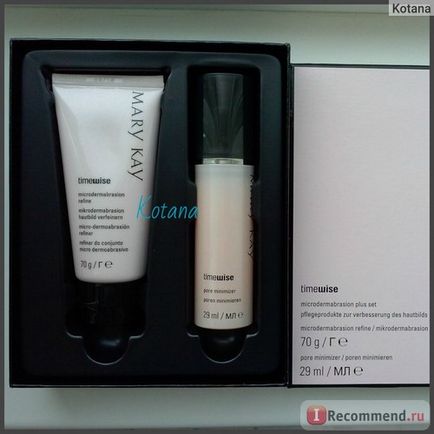 Cleanser Mary Kay обновяването на кожата система във времето, по - «процедура салон микродермабразио