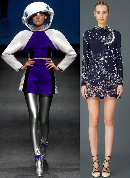 Одяг та аксесуари в космічному стилі - фото образів