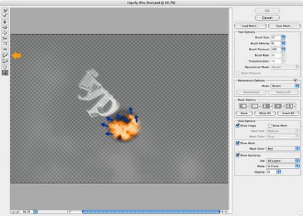 Tűz szövegének Photoshop (új réteg nevét) Tűz szöveg Photoshop