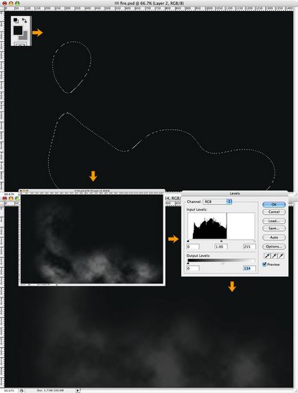 Fiery szövegének Photoshop (Új réteg létrehozása) Tűz szöveg Photoshop
